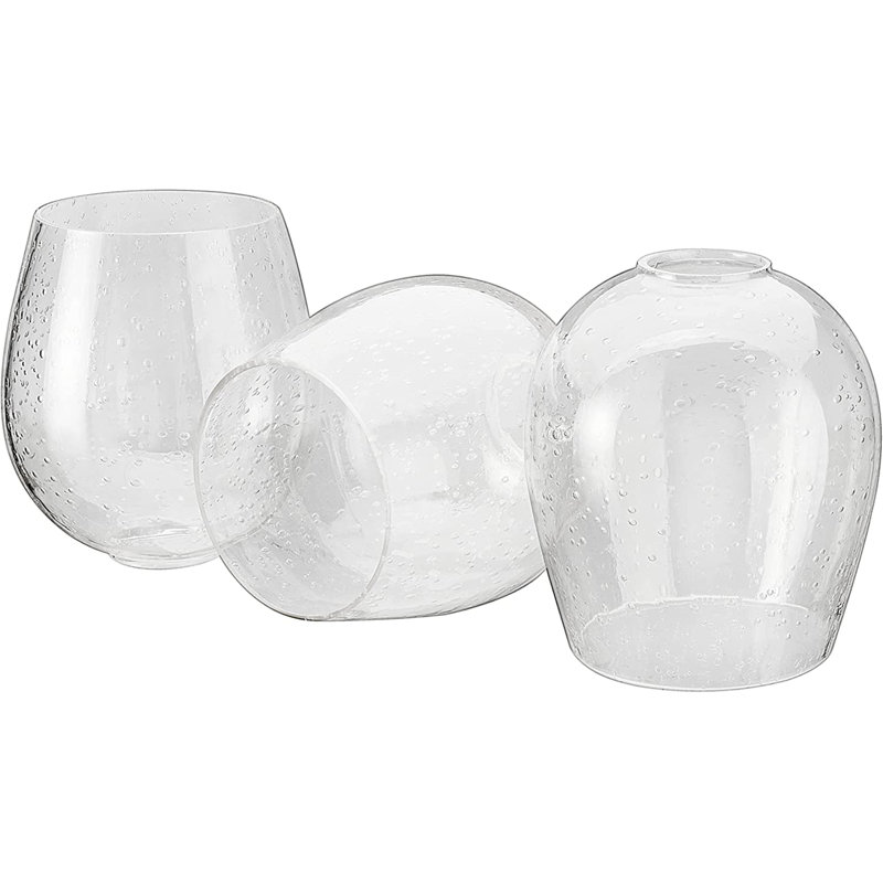 Ebern Designs 6;6'' H Glass Bowl Wall Sconce Shade Wayfair